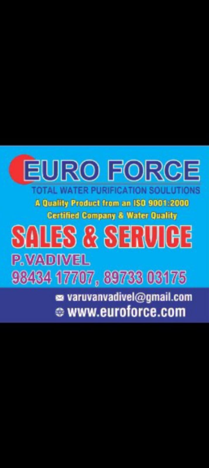 Euro Force RO Visiting Card